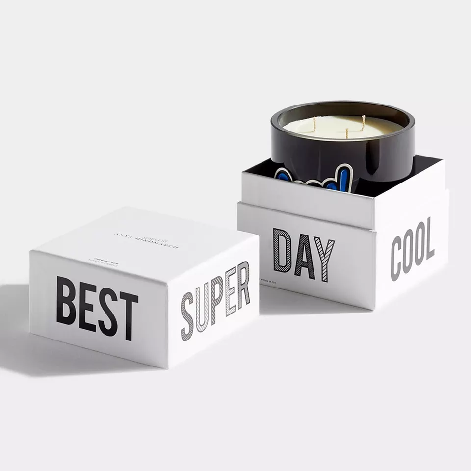 Boîte de papier rigide personnalisée en gros personnalisée boîte de bougie chauffe-plat parfumée de luxe emballage boîtes-cadeaux 
