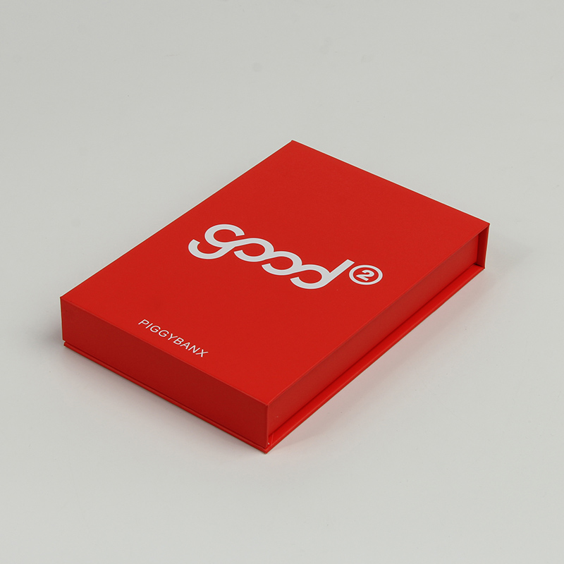 Boîte d'emballage de cas de téléphone électronique magnétique en forme de livre de conception personnalisée