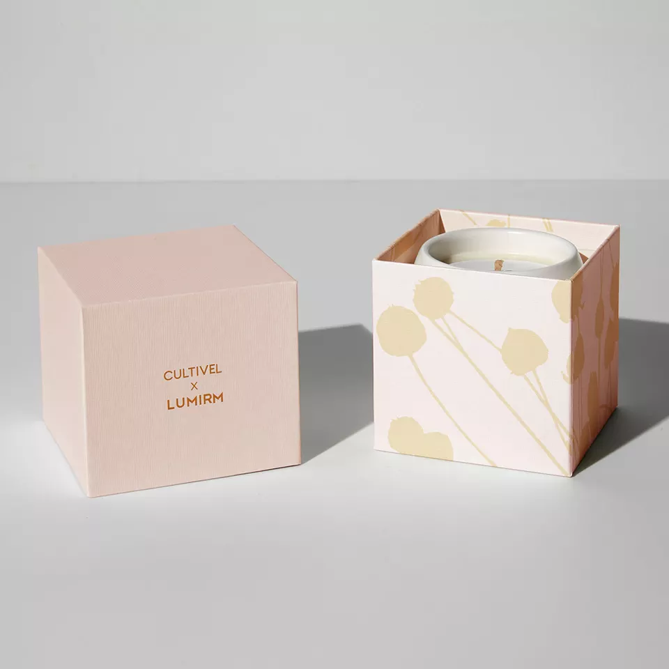 Boîte de papier rigide personnalisée en gros personnalisée boîte de bougie chauffe-plat parfumée de luxe emballage boîtes-cadeaux 