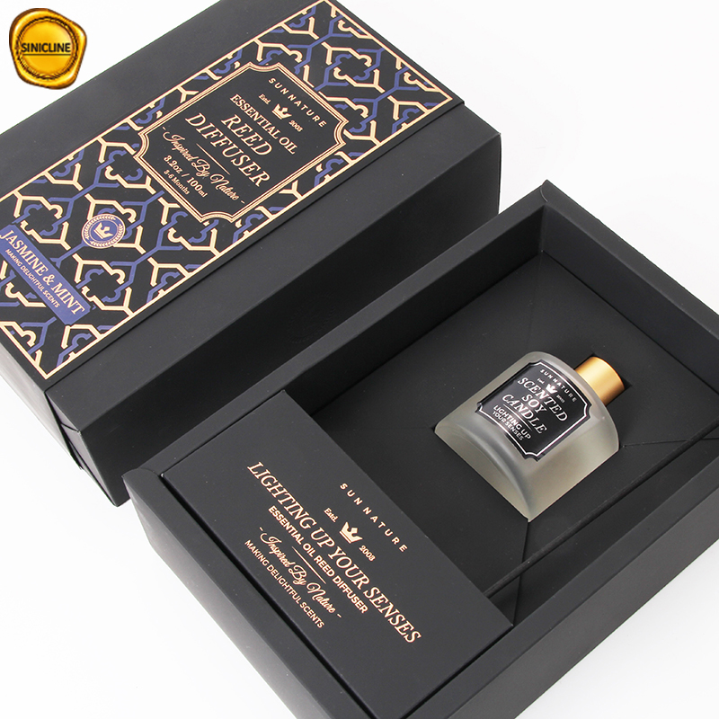 Boîte-cadeau de logo personnalisé Emballage de parfum Boîtes de parfum de luxe