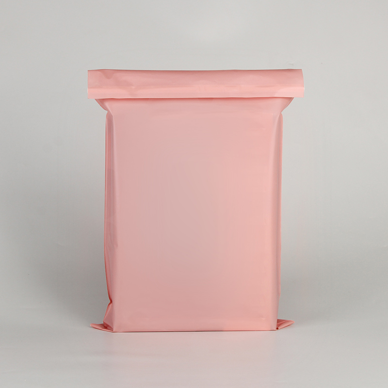 Emballage de marque de beauté de marque privée Emballage en poly rose clair